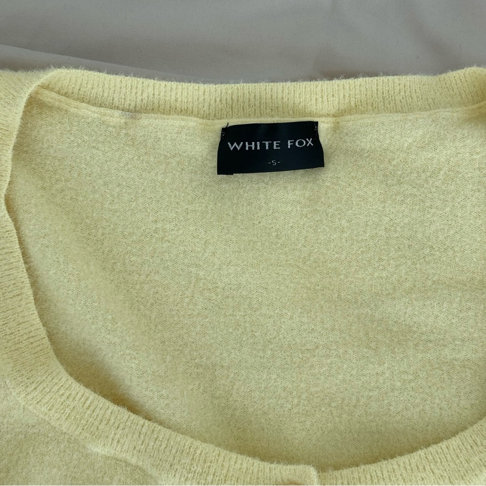 ❌SOLD❌ White Fox Boutique Going On Replay Fitted Cardigan - Picture 7 of 7